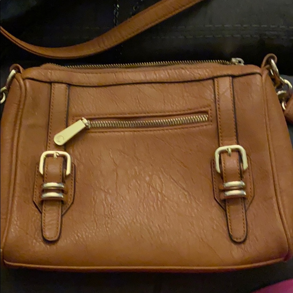 Tan crossbody purse
